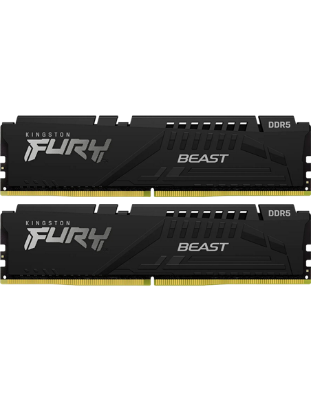 Оперативная память Kingston FURY Beast, DDR5 SDRAM, 5600 МГц, 16Гб, KF556C36BBEK2-16