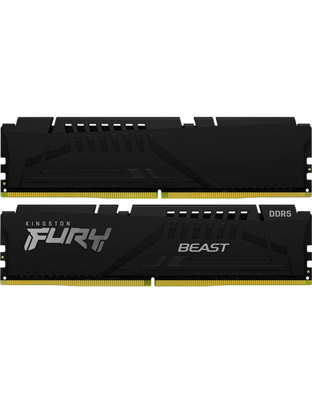Memorie RAM Kingston FURY Beast, DDR5 SDRAM, 5600 MHz, 16GB, KF556C36BBEK2-16