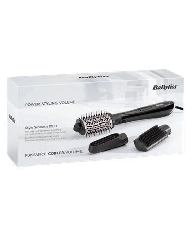 Uscător de păr-perie BaByliss AS128E, 1000W, Negru