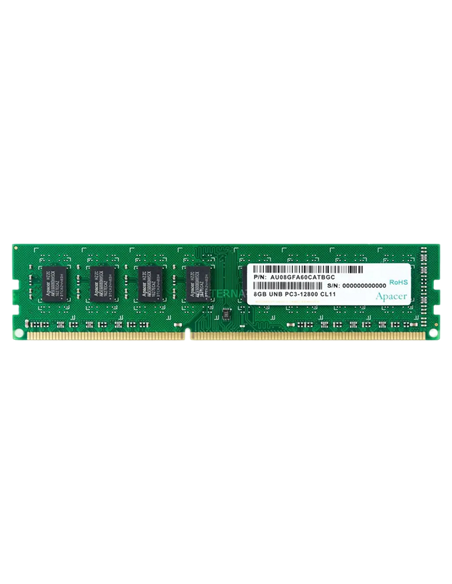 Оперативная память Apacer AU08GFA60CATBGC, DDR3 SDRAM, 1600 МГц, 8Гб