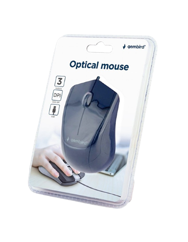 Mouse Gembird MUS-3B-02, Negru