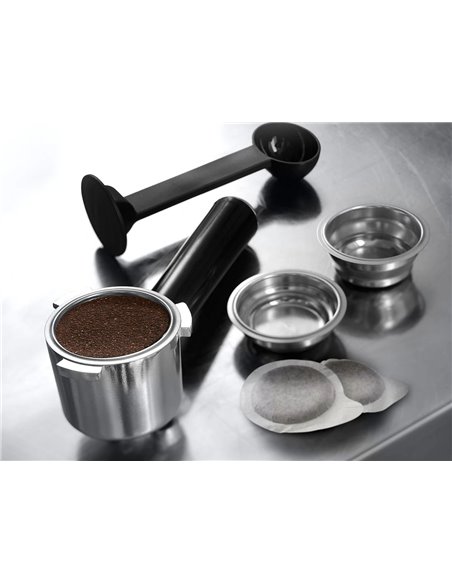 Cafetiera manuala DeLonghi Dedica Pump Espresso, 1300W, Roșu