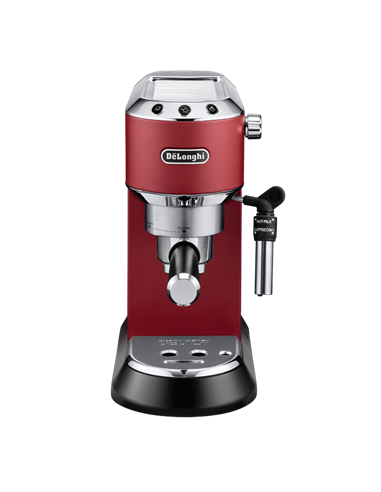 Cafetiera manuala DeLonghi Dedica Pump Espresso, 1300W, Roșu