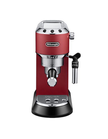 Cafetiera manuala DeLonghi Dedica Pump Espresso, 1300W, Roșu