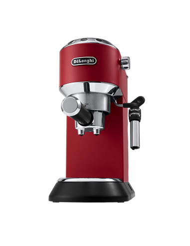 Cafetiera manuala DeLonghi Dedica Pump Espresso, 1300W, Roșu