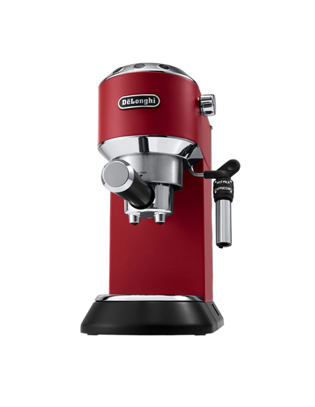 Кофеварка рожковая DeLonghi Dedica Pump Espresso, 1300Вт, Красный