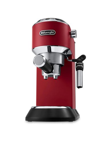 Cafetiera manuala DeLonghi Dedica Pump Espresso, 1300W, Roșu