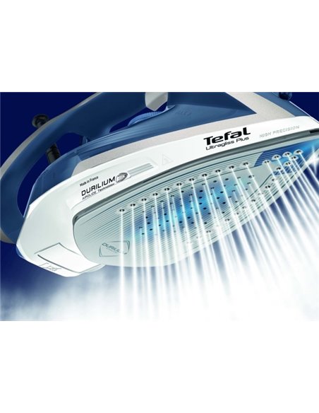 Утюг Tefal Ultragliss Plus FV6812E0, 2800Вт, Синий