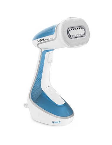 Aparat de călcat vertical cu aburi Tefal DT9530E1, Alb Albastru