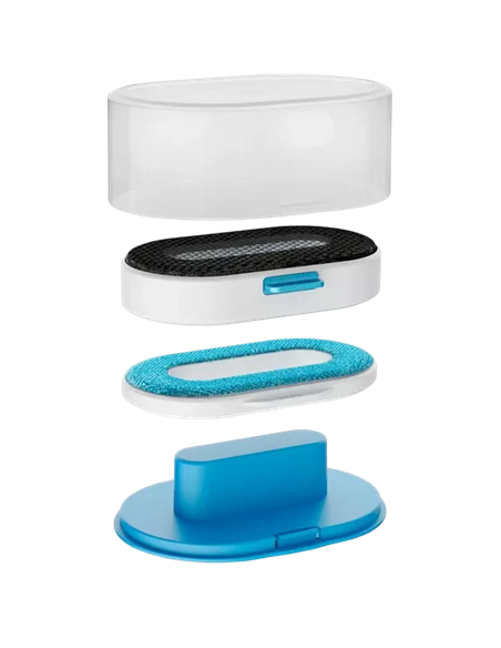 Aparat de călcat vertical cu aburi Tefal DT9530E1, Alb Albastru