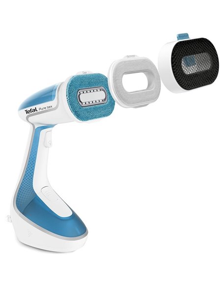 Aparat de călcat vertical cu aburi Tefal DT9530E1, Alb Albastru