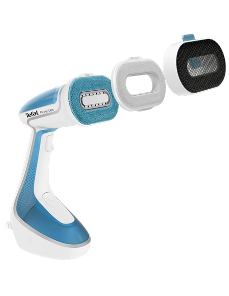 Aparat de călcat vertical cu aburi Tefal DT9530E1, Alb Albastru