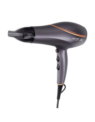 Фен Polaris PHD 2290Ti Tourmaline PROF, 2200 Вт, Серый