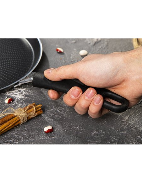 Блинная сковорода Tefal C3841053, 25см, Чёрный