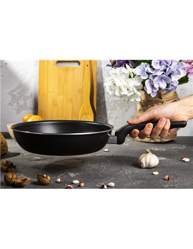 Tigaie Tefal C3840453, 24cm, Negru
