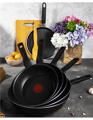 Tigaie Tefal C3840453, 24cm, Negru