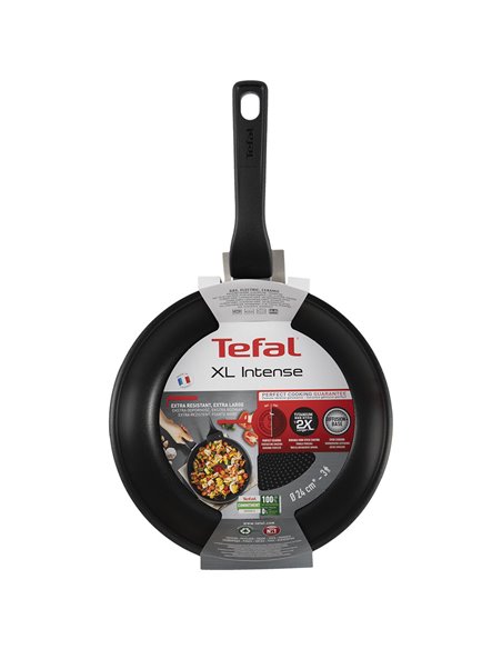 Сковорода Tefal C3840453, 24см, Чёрный