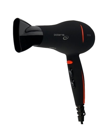 Фен Polaris PHD 2038Ti, 2000 Вт, Чёрный