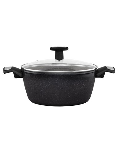 Кастрюля Polaris Monolit-20C, 2,3л, Чёрный
