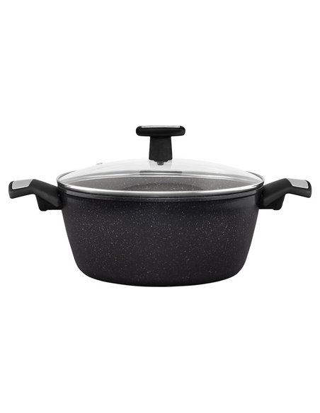 Кастрюля Polaris Monolit-20C, 2,3л, Чёрный