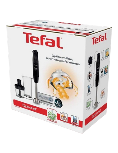 Blender de mână Tefal HB641838, Negru