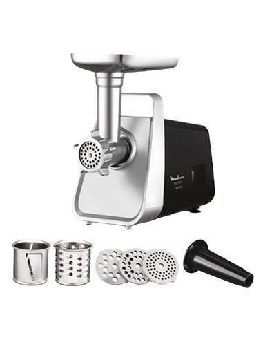 Мясорубка Moulinex ME307832, Нержавеющая сталь Чёрный