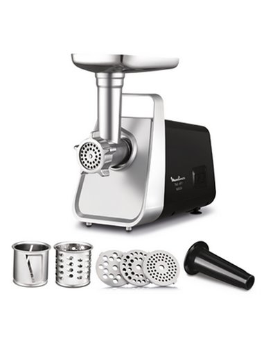 Мясорубка Moulinex ME307832, Нержавеющая сталь Чёрный