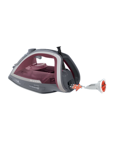 Утюг Tefal FV6840E0, 2800Вт, Серый Бордовый