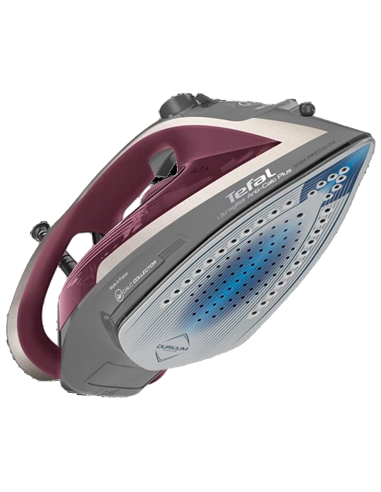 Утюг Tefal FV6840E0, 2800Вт, Серый Бордовый