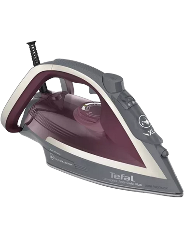 Утюг Tefal FV6840E0, 2800Вт, Серый Бордовый