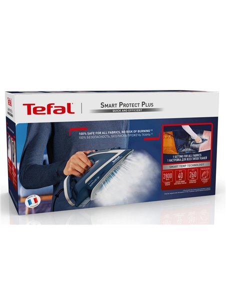 Утюг Tefal FV6872E0, 2800Вт, Синий