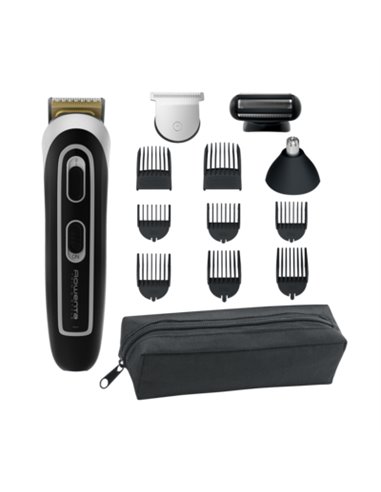Trimmer pentru bărbați Rowenta 13-in-1 Trimmer TN9140F4, Negru | Argintiu