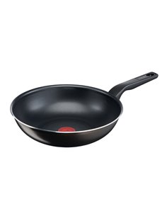 Tigaie WOK Tefal C3841953, 28cm, Negru