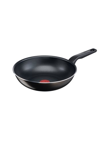 Tigaie WOK Tefal C3841953, 28cm, Negru