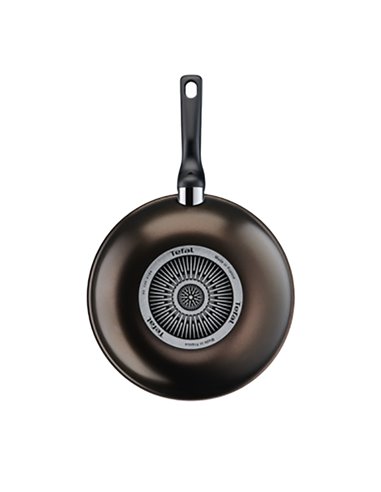 Tigaie WOK Tefal C3841953, 28cm, Negru
