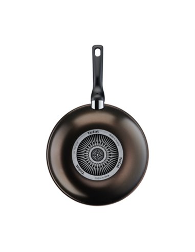 Tigaie WOK Tefal C3841953, 28cm, Negru