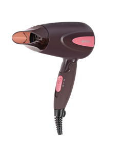 Uscător de păr compact VITEK VT-2261, 1300 W, Bordo