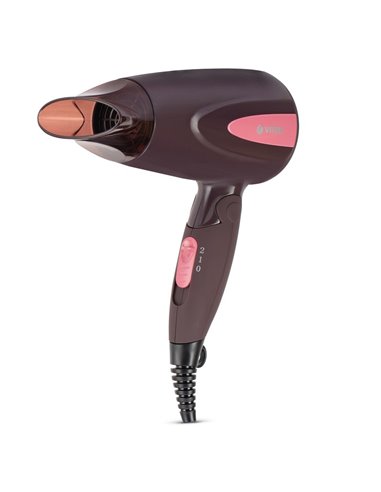 Компактный фен VITEK VT-2261, 1300 Вт, Бордовый