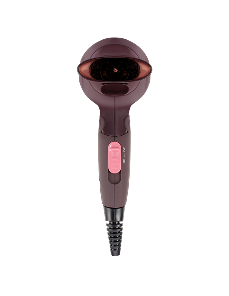 Компактный фен VITEK VT-2261, 1300 Вт, Бордовый