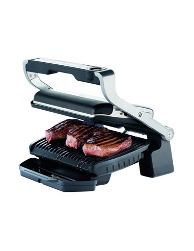 Электрический Гриль Tefal OptiGrill Elite, 2000Вт, Серебристый