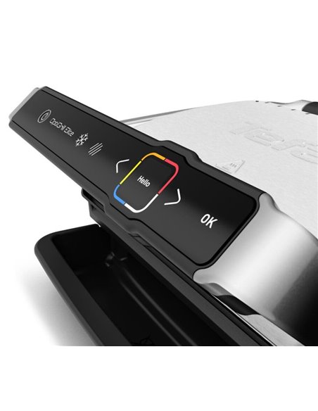 Электрический Гриль Tefal OptiGrill Elite, 2000Вт, Серебристый