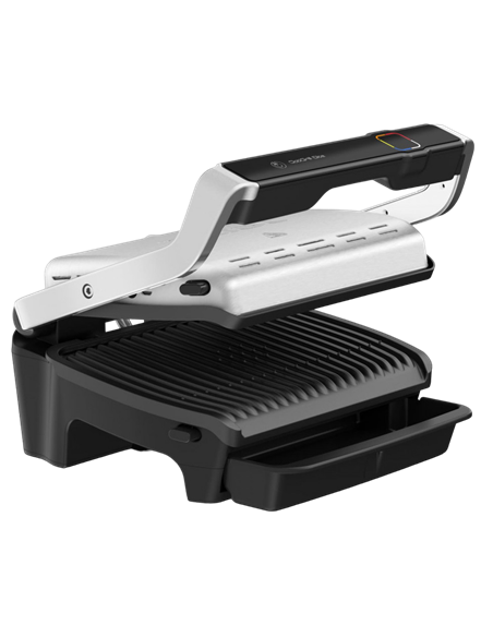 Электрический Гриль Tefal OptiGrill Elite, 2000Вт, Серебристый