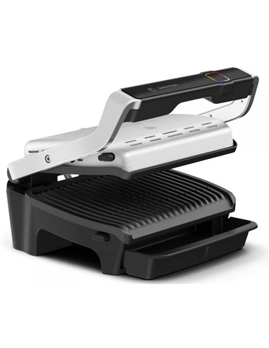 Электрический Гриль Tefal OptiGrill Elite, 2000Вт, Серебристый