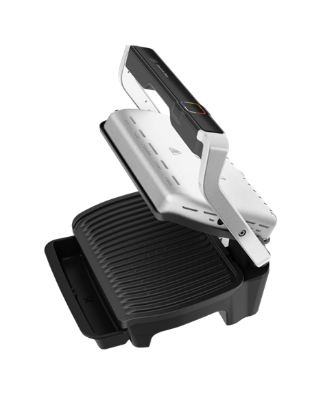 Электрический Гриль Tefal OptiGrill Elite, 2000Вт, Серебристый