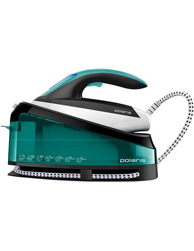 Fier de călcat cu generator de abur Polaris PSS7510K, 3000W, Verde | Alb