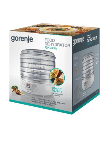 Сушилка для фруктов Gorenje FDK24DW, Белый