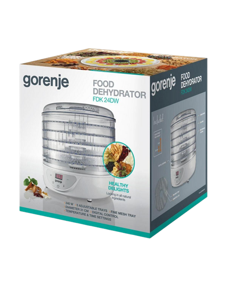 Сушилка для фруктов Gorenje FDK24DW, Белый