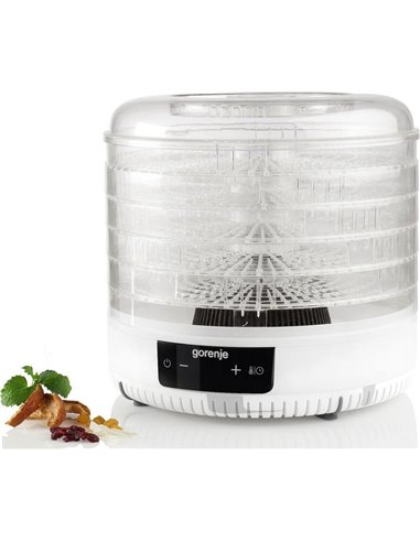 Deshidrator de fructe Gorenje FDK500GCW, Alb
