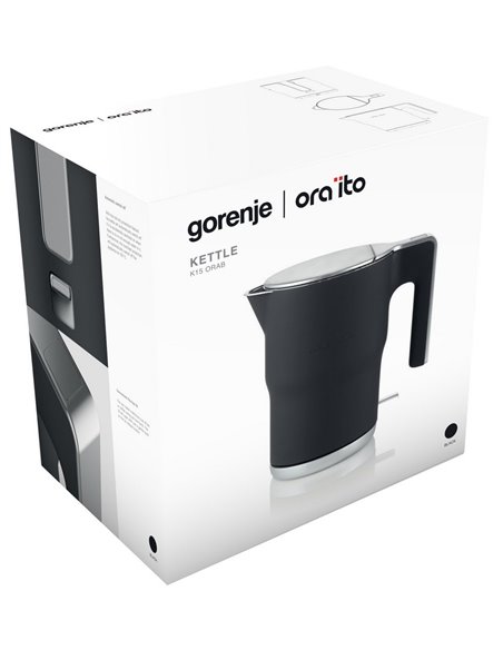 Электрочайник Gorenje K15ORAB, Чёрный