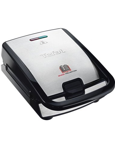Сэндвичница-Мультипекарь Tefal SW854D16, Черный | Серебристый